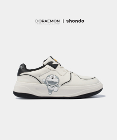 Sneaker Class 2 Doraemon trắng đen 10