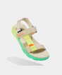Sandal nữ đi học F6S quai be đế xanh 1