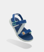 Sandal bé trai Li6 tem Capybara màu xanh dương