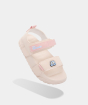 Sandal bé trai Little 4 in monogram màu xanh dương